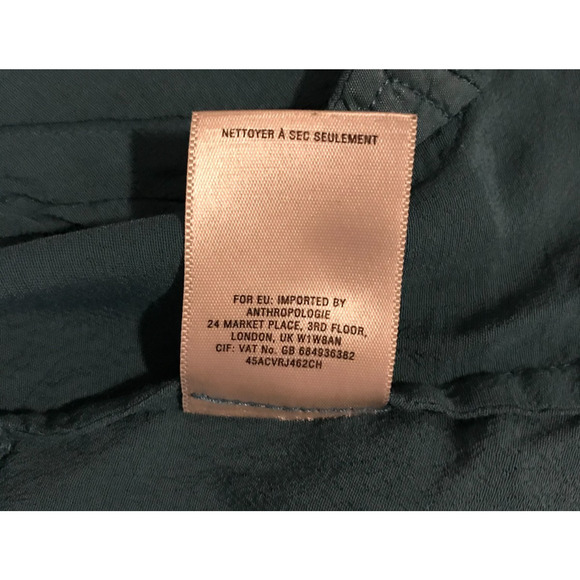 Anthropologie Elevenses Eldora Draped Blue Jacket - Size Medium - Picture 11 of 11